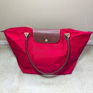 Longchamp Le Pliage Tote bag in Red (Large)